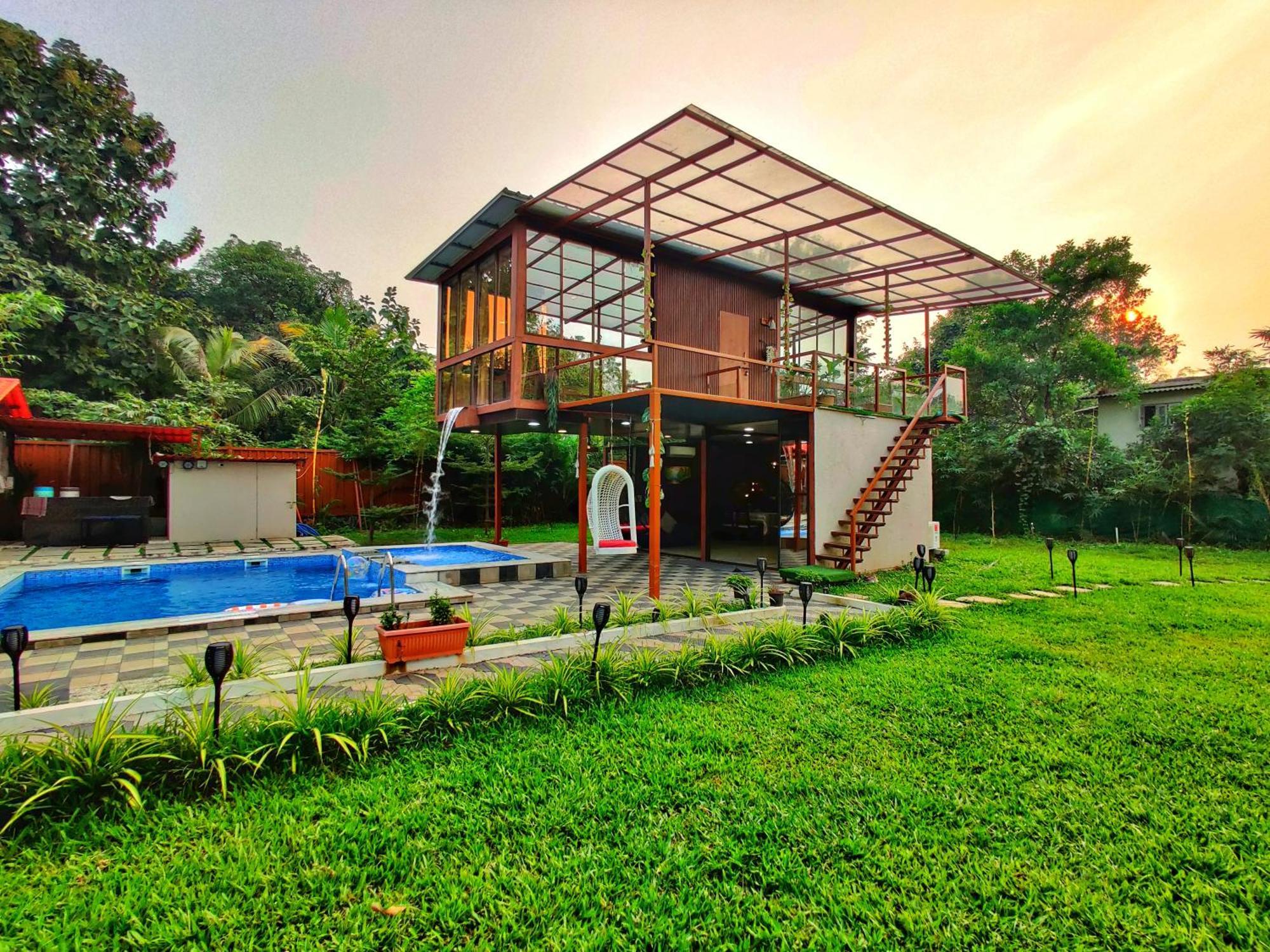 Crystal Springs Villa - A Picture-Perfect Retreat W Pool, Hammock, Gazebo Karjat Eksteriør bilde