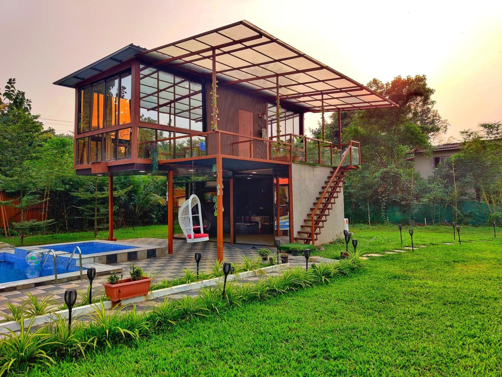 Crystal Springs Villa - A Picture-Perfect Retreat W Pool, Hammock, Gazebo Karjat Eksteriør bilde