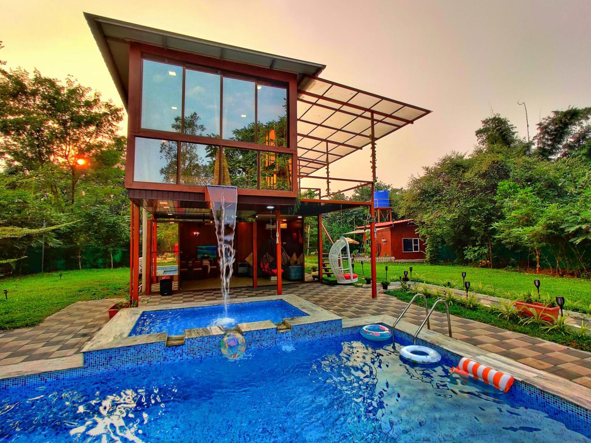Crystal Springs Villa - A Picture-Perfect Retreat W Pool, Hammock, Gazebo Karjat Eksteriør bilde
